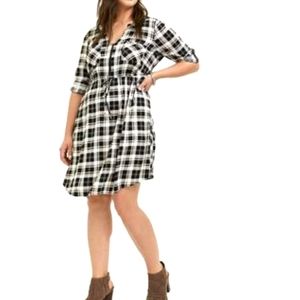 Torrid plaid dress size 1X